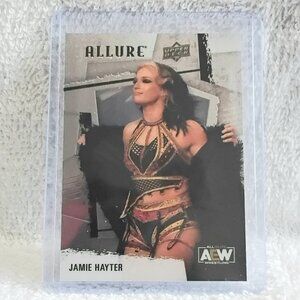 5/$20 Mint 2023 UD Allure Jamie Hayter AEW Card 67!!
